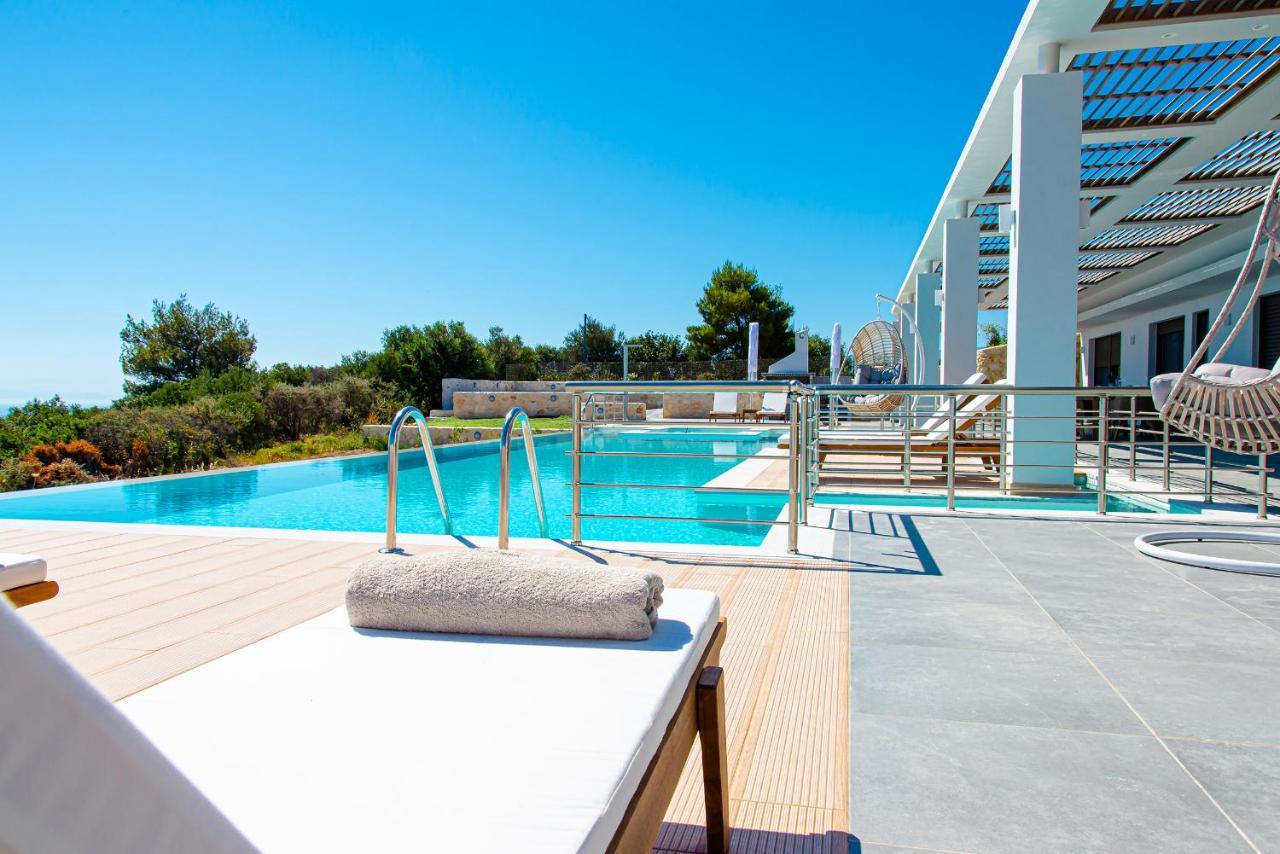 Villa Despina - Marathia View Private Luxury Villa Marathias  ภายนอก รูปภาพ