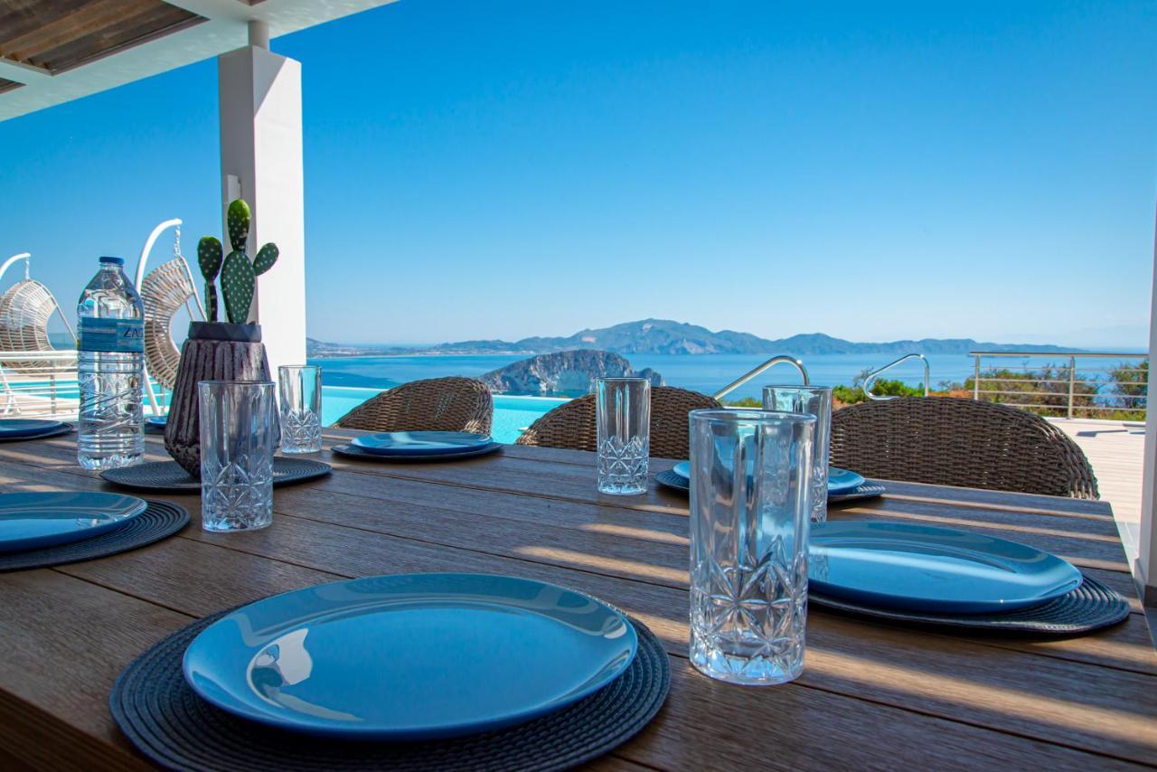 Villa Despina - Marathia View Private Luxury Villa Marathias  ภายนอก รูปภาพ