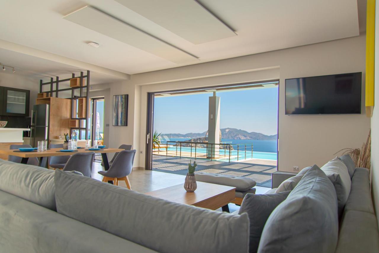 Villa Despina - Marathia View Private Luxury Villa Marathias  ภายนอก รูปภาพ