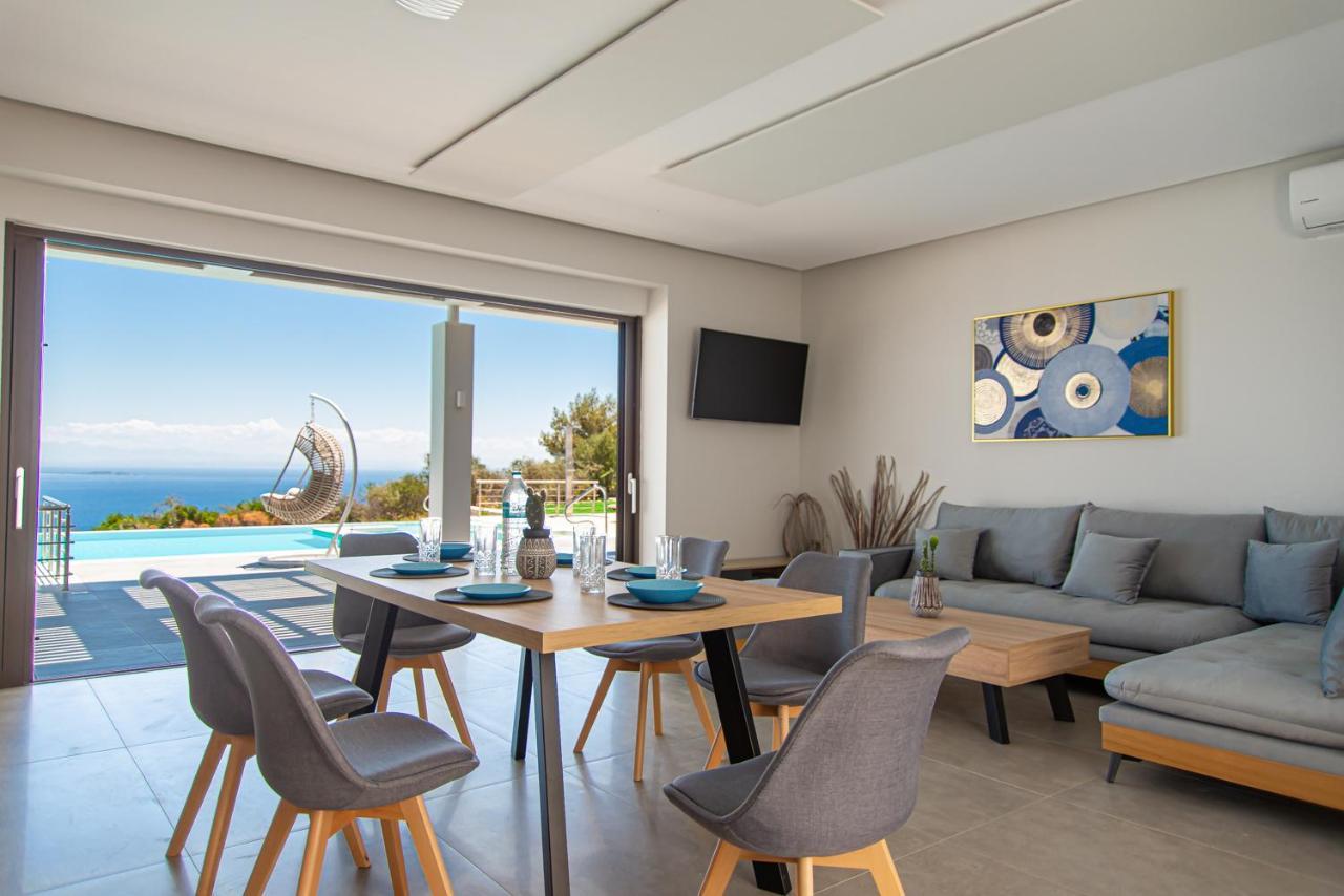 Villa Despina - Marathia View Private Luxury Villa Marathias  ภายนอก รูปภาพ