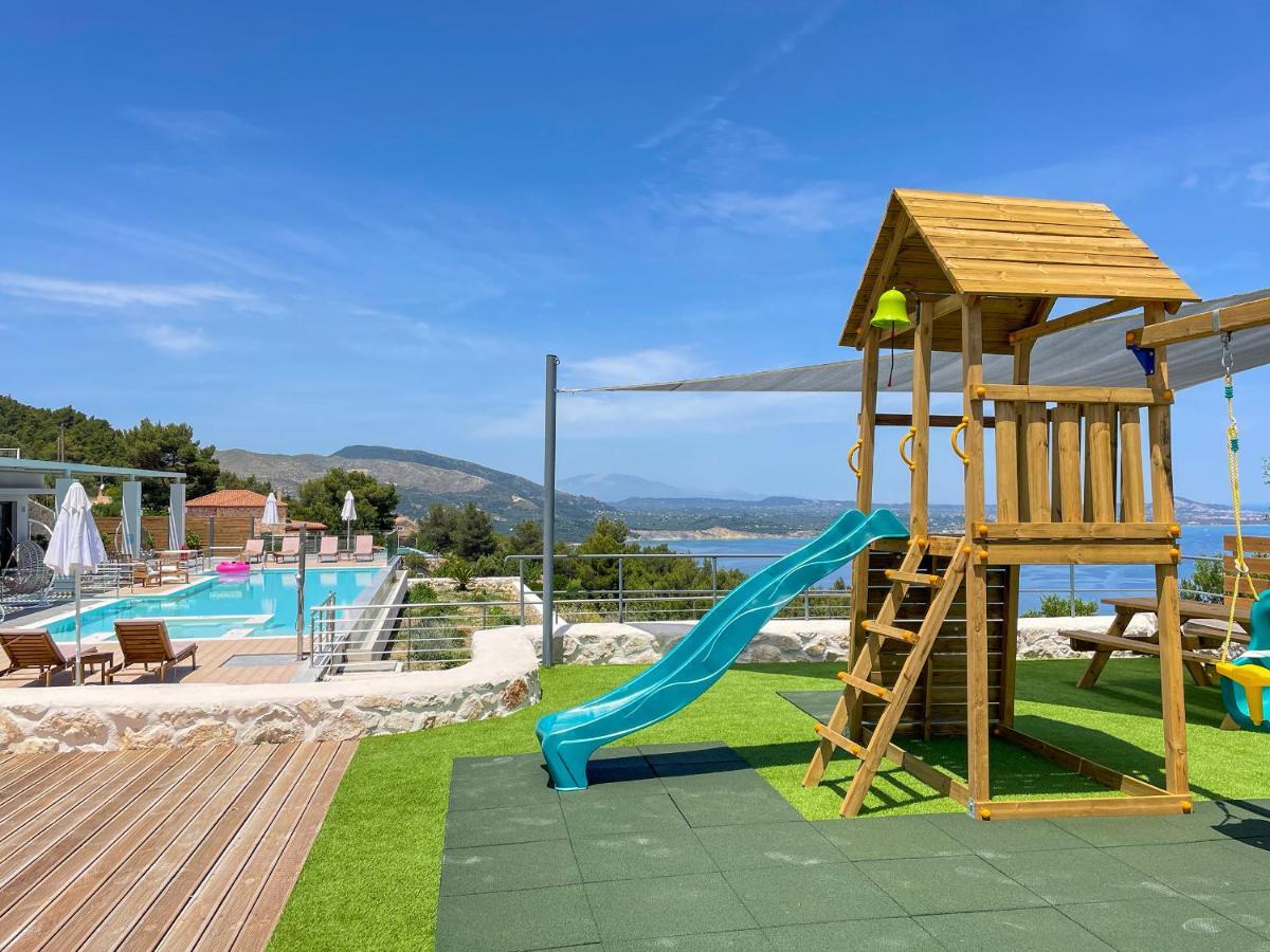 Villa Despina - Marathia View Private Luxury Villa Marathias  ภายนอก รูปภาพ