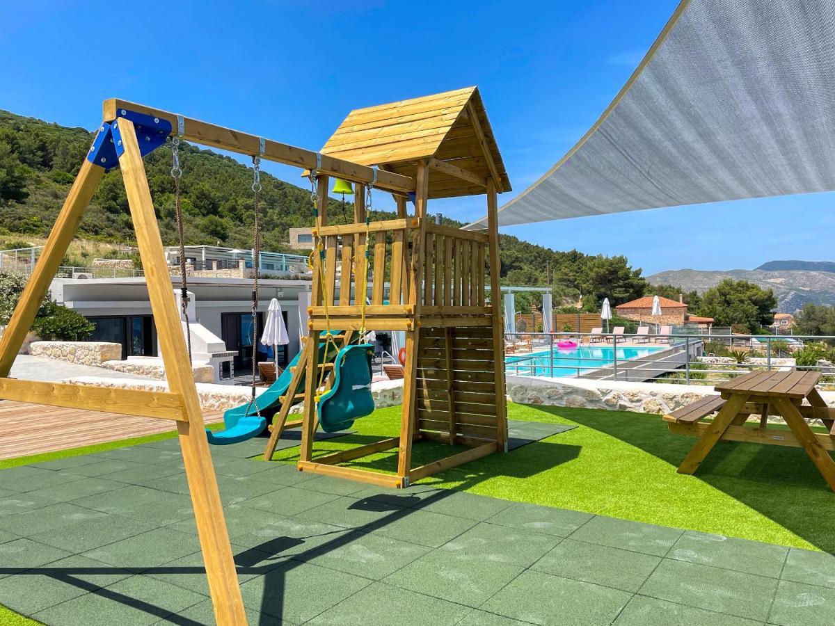Villa Despina - Marathia View Private Luxury Villa Marathias  ภายนอก รูปภาพ
